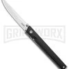 CRKT CEO Black GRN Liner Lock Knife - Satin Plain