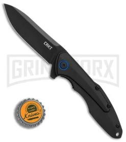 CRKT 6215 Caligo Liner Lock Flipper Knife Aluminum - Black -Knives Sale Online Shop CRKT Caligo Black Al black BHQ 76683 er bottlecap large