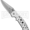 CRKT Crawford Kasper Professional Gray Folding Knife - Gray Plain