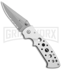 CRKT Crawford Kasper Professional Folding Knife - Gray Serr