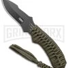 CRKT Thunder Strike Fixed Blade Neck Knife - Black Plain