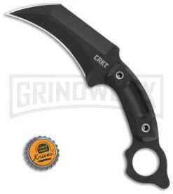 CRKT Du Hoc Karambit Black G-10 Fixed Blade Knife - Black Plain -Knives Sale Online Shop CRKT Du Hoc Karambit Black BHQ 85386 er bottlecap large
