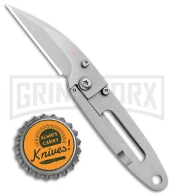 CRKT Delilah's P.E.C.K Folding Knife - Bead Blast Plain -Knives Sale Online Shop CRKT Ed Halligan Delilahs P.E.C.K. FL BB 5520 BHQ 7570 jr bottlecap large
