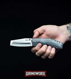 CRKT Folding Razel Knife - Satin Plain -Knives Sale Online Shop CRKT Folding Razel Folder Liner Lock Knife Micarta Satin 4030 BHQ 4133 kp hand web large