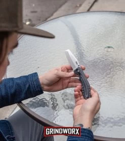 CRKT Folding Razel Knife - Satin Plain -Knives Sale Online Shop CRKT Folding Razel Folder Liner Lock Knife Micarta Satin 4030 BHQ 4133 kp lifestyle web large