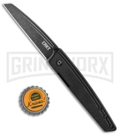CRKT Inara Black G-10 Frame Lock Knife - Satin Plain -Knives Sale Online Shop CRKT Inara FL Black G 10 Satin 7140 BHQ 103944 jr bottlecap large
