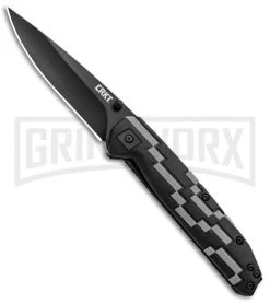 CRKT 7020 Lerch Hyperspeed Outburst 3.6" Assisted Knife Black - Drop Point