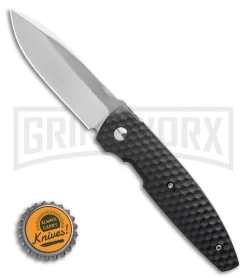 CRKT Lucas Burnley Aux Black Folding Knife - Satin Plain -Knives Sale Online Shop CRKT Lucas Burnley Aux Liner Lock Folding Knife Black 3.25 Satin 1220 BHQ 51815 LS Bottlecp large