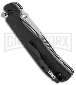 CRKT Offbeat II Lockback Knife Black GRN - Satin Drop Point -Knives Sale Online Shop CRKT Offbeat II LB Black GRN Satin 7760 BHQ 92295 jr side large