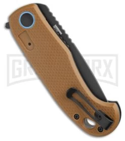CRKT P.S.D. II Tan G-10 Asssited Opening Liner Lock Knife - Black Plain -Knives Sale Online Shop CRKT P.S.D. II Asssited Opening Liner Lock Knife Black BHQ 188814 kc side large