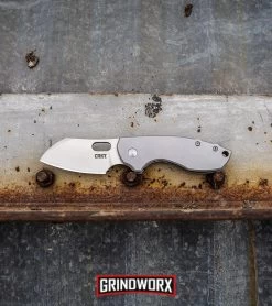 CRKT Pilar Stainless Steel Folding Knife - Satin Plain -Knives Sale Online Shop CRKT Pilar Frame Lock Knife Stainless Steel Satin 5311 BHQ 51848 kp lifestyle web large