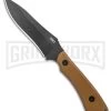 CRKT Ramadi Coyote Fixed Blade Knife - Black Plain