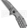 CRKT Graham Razelcliffe Stainless Steel Folding Knife - Black Stonewash Plain