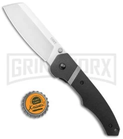 CRKT Ripsnort II Black Liner Lock Knife - Satin Plain -Knives Sale Online Shop CRKT Ripsnort SA Assist Glass Reinfrced Nylon LL Satin BHQ 138964 jr bottlecap large