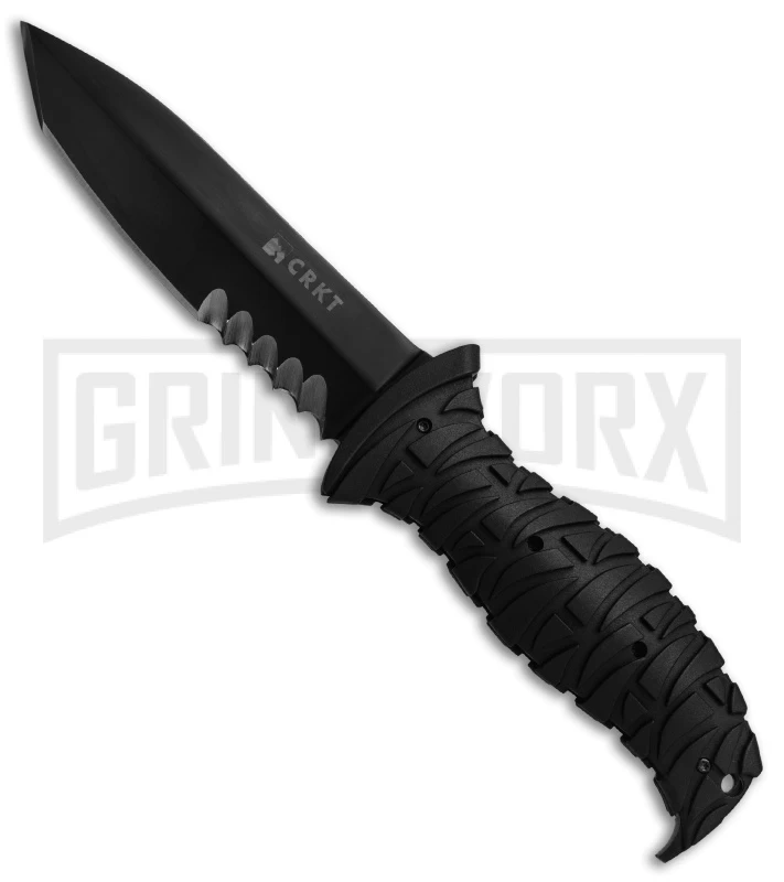 CRKT Ultima Fixed Blade Survival Knife 2125 (4.95" Serr) 1 CRKT Ultima Fixed Blade Survival Knife 2125 (4.95" Serr)