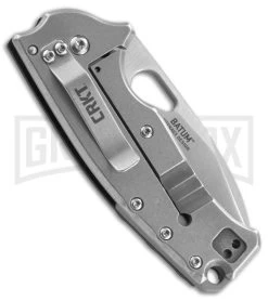 CRKT Vox Batum Compact Black G-10 Folding Knife - Satin Plain -Knives Sale Online Shop CRKT batum compact 5451 BHQ 51838 er side large