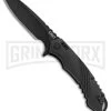 CRKT Directive Black Folding Knife - Tanto Black Plain