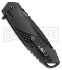 CRKT Directive Black Folding Knife - Tanto Black Plain -Knives Sale Online Shop CRKT directive tanto black 1062 BHQ 51808 er side large