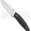 CRKT Aux Black Fixed Blade Knife - Satin Plain