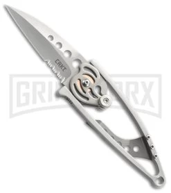 CRKT Snap Lock 5102N Folding Knife - Bead Blast Serr