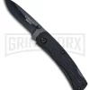 Camillus CamLite Mini Black GFN Folding Knife - Black Plain