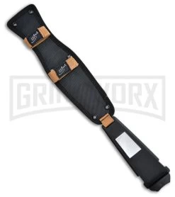 Camillus Inuit Brown Fixed Blade Knife - Black Serr -Knives Sale Online Shop Camillus Inuit brown black BHQ 43019 er side large