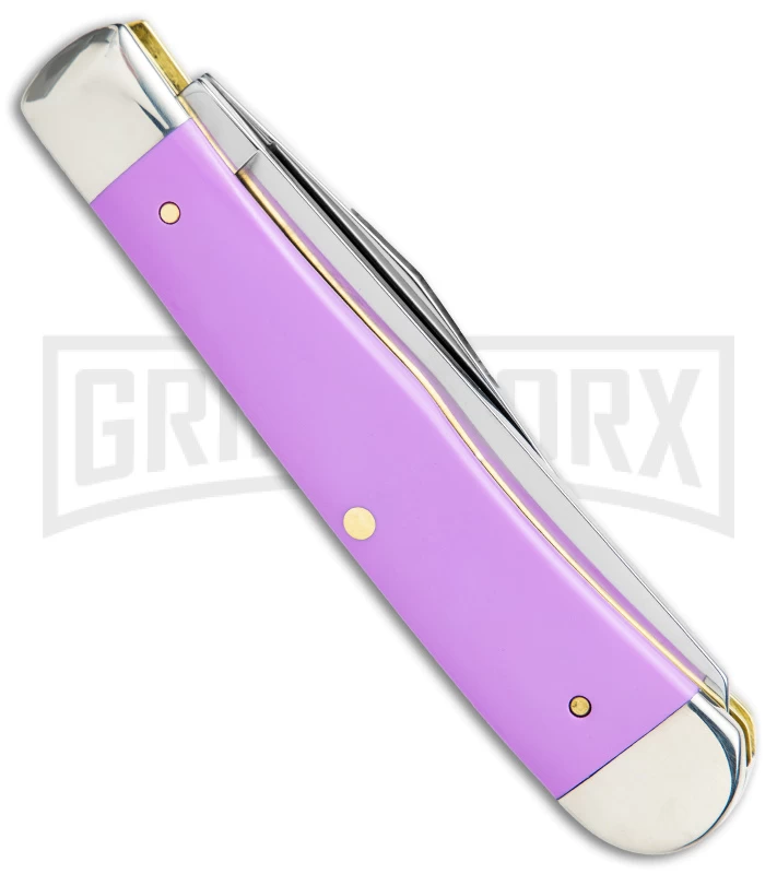 Case Cutlery Lilac Ichthus Trapper Knife 3 Case Cutlery Lilac Ichthus Trapper Knife - Image 3