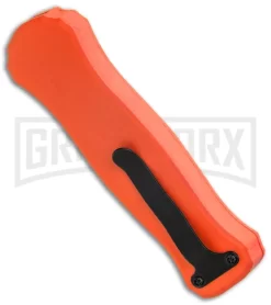 Coffin Blaster 2.0 Textured Orange DA/OTF Automatic - Two Tone Dagger -Knives Sale Online Shop Coffin Blaster 2.0 Textured Orange Black DA OTF Auto TT Dagger GX 37879 jr side large