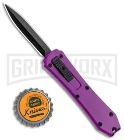 Coffin Blaster Purple DA/OTF Automatic Knife - Black Plain -Knives Sale Online Shop Coffin Blaster Blaster Purple DA OTF Auto Black Plain GX 35365 jr bottlecap large
