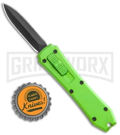 Coffin Blaster Metallic Green DA/OTF Automatic Knife - Black Plain -Knives Sale Online Shop Coffin Blaster Metallic Green DA OTF Auto Black GX 38492 jr bottlecap large