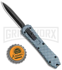 Coffin Blaster Extreme Sim Carbon Fiber DA/OTF Automatic Knife - Plain Black -Knives Sale Online Shop Coffin Blaster Sim CF DA OTF Auto Black Plain GX 35362 jr bottlecap large