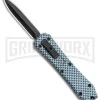 Coffin Blaster Extreme Sim Carbon Fiber DA/OTF Automatic Knife - Plain Black