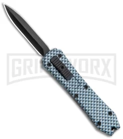 Coffin Blaster Extreme Sim Carbon Fiber DA/OTF Automatic Knife - Plain Black