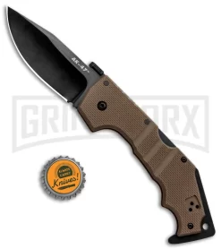 Cold Steel AK-47 FDE G-10 Folding Knife - Black Plain -Knives Sale Online Shop Cold Steel AK 47 LB Coyote Tan G 10 Black 58MVF BHQ 35180 jr bottlecap large