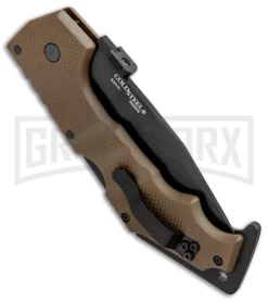 Cold Steel AK-47 FDE G-10 Folding Knife - Black Plain -Knives Sale Online Shop Cold Steel AK 47 LB Coyote Tan G 10 Black 58MVF BHQ 35180 jr side large