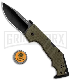 Cold Steel AK-47 OD Green G-10 Folding Knife - Black Plain -Knives Sale Online Shop Cold Steel AK 47 LB OD Green G 10 Black 58MVG BHQ 33095 jr bottlecap large