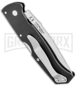 Cold Steel Air Lite Black G-10 Lockback Knife - Satin Plain -Knives Sale Online Shop Cold Steel Air Lite LB Black G 10 Satin 26WT BHQ 105935 jr side large
