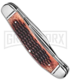 Cold Steel Gentleman's Stockman Jigged Bone Slip Joint Knife (2.5" Satin) -Knives Sale Online Shop Cold Steel Gentlemans Stockman Slip Joint Knife jigged Bone 2in Satin BHQ 140029 td side large