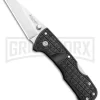 Cold Steel Kiridashi Black GFN Tri-Ad Lock Knife - Stonewash Plain