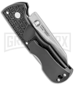 Cold Steel Kiridashi Black GFN Tri-Ad Lock Knife - Stonewash Plain -Knives Sale Online Shop Cold Steel Kiridashi Tri Ad Lock Black GFN SW 20KPL BHQ 105892 jr side large
