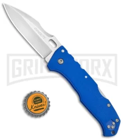 Cold Steel Pro Lite Sport Blue GFN Folding Knife - Satin Plain 4TH18 -Knives Sale Online Shop Cold Steel Pro Lite Pro GFN Blue Sport 20NVLU BHQ 51993 jr bottlecap large