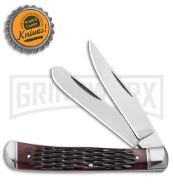 Cold Steel Trapper Jigged Bone Slip Joint Knife (3.3" Satin) -Knives Sale Online Shop Cold Steel Trapper Slip Joint Knife Jigged Bone 3in Satin BHQ 140032 td size large