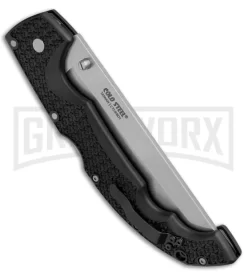 Cold Steel Voyager X Large Tanto Folding Knife - Stonewash Full Serr -Knives Sale Online Shop Cold Steel Voyager XL Tanto Tri Ad LB SW Full Serr 29TXCTS BHQ 44017 jr side large