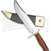 Denix Early American Bowie Wood Fixed Blade Knife - Mirror Plain