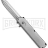Elemental Silver OTF Automatic Knife - Satin Plain