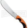 Elk Ridge Settlement 9" Rubber Machete Fixed Blade Knife - Satin Plain