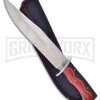 Frost Cutlery Black Hills Bowie Pakkawood Fixed Blade Knife - Satin Plain