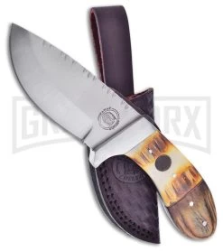 Frost Cutlery Chipaway Steel Head Skinner Bone Fixed Blade Knife - Satin Plain