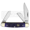 Frost Cutlery Hen & Rooster Medium Stockman Blue Pick Bone Pocket Knife