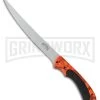 Frost Cutlery Master Angler Fillet Orange Fixed Blade Knife - Bead Blast Plain